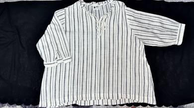Vintage Loose Striped Blouse(Bundle)