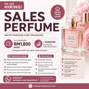 Perfume sales (Work from home)