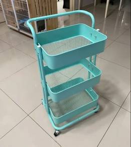 Metal Trolley Rack, Troli Besi