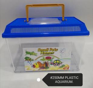 Small Pets Home Plastic Aquarium 25cm Fish Ikan