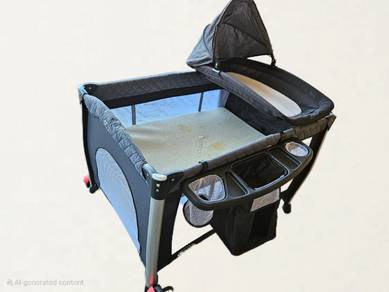 ComfyBaby Baby Playard with Canopy & Travel Bag