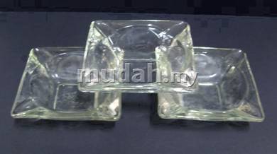 1980s Vintage Glass Ashtrays
