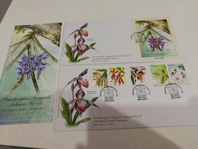 FDC Malaysia - 17th World Orchid Conference - 2002