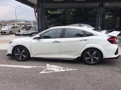 Honda Civic Fc Fk8 Type R Rear Fender Arch Bodykit