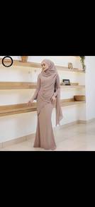 shaloka kurung-taupe