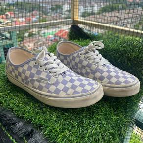 Vans Authentic Checkerboard Shoes 'White Purple