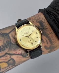 35mm 2000s Gold Longines Heritage Prestige Auto