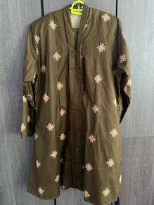 Baju Kebarung Cotton Songket Preloved