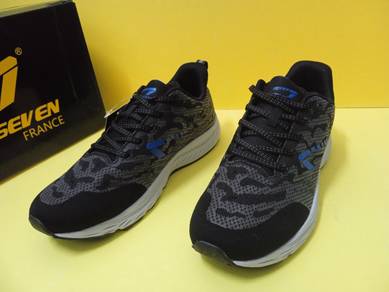 ITEM BARU_Running Shoes LINE 7 size 44 Black
