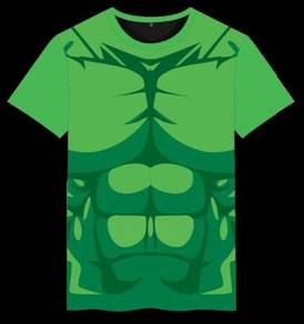 AREADY STOCK INCREDIBLE HULK QUICK-DRY T-SHiRT