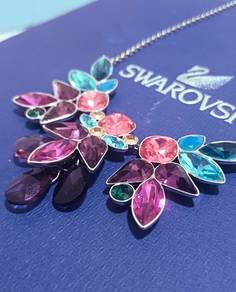 Swarovski crystal statement necklace