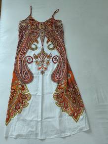 Long beach dress (white)/ casual