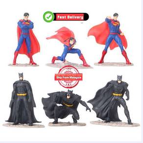 Superman Batman Action Figures 7~11cm 2Pcs/set Cak