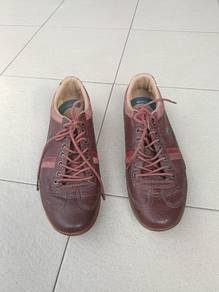 Lacoste Misano Brown Leather Lace Up Casual 