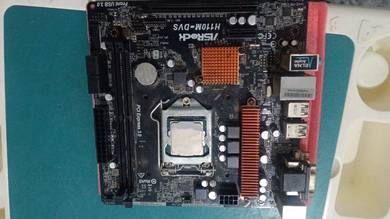 mobo asrock h110m CPU g4560