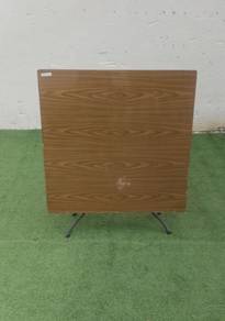 YE99H Meja Lipat Kayu 3 x 3 Wooden Foldable Table