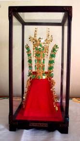 24K Plated Chunma Chong Gold Crown Korea Miniature