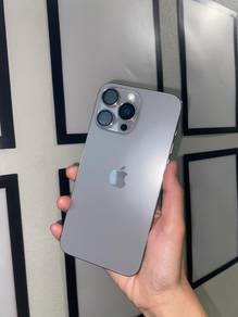 Iphone 15 promax natural titanium
