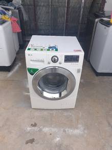 LG front load hot washer washing machine 8.0 kgs