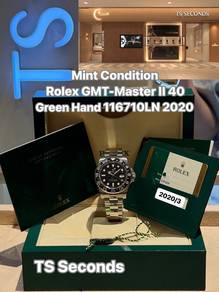 Rolex Gmt-master II Green Hand 116710LN 2020