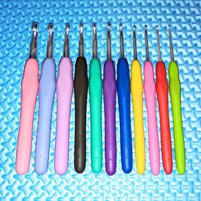 Aluminium Soft Grip Crochet Hook Knitting Set