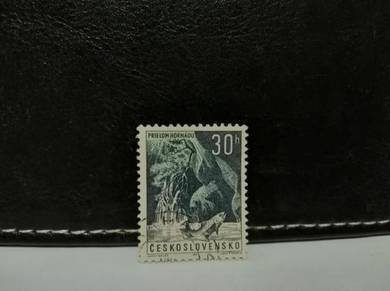 1963 Czechoslovakia Stamp Fish Trout