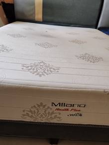 Queen Bed + Mattress (Good Condition)