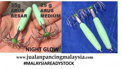 Twist pemberat candat squid jig