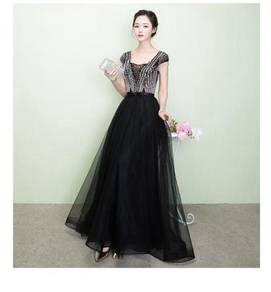 Black tutu wedding bridesmaid dinner prom dress