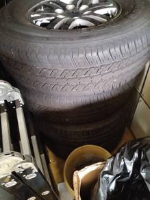 Rim original Mitsubishi triton 16 inch & tayar 