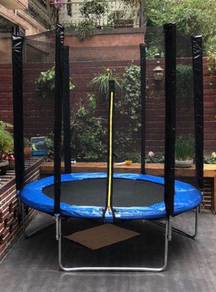 183CM Trampoline with Safety Enclosure Net