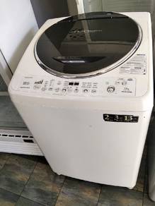 washing machine toshiba 12 kg sekli hantar 