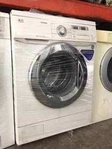 Mesin Front Load Machine Washing Basuh LG 8kg Auto