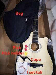 RM100 | 38" Acoustic Guitar | Gitar Akustik | FREE
