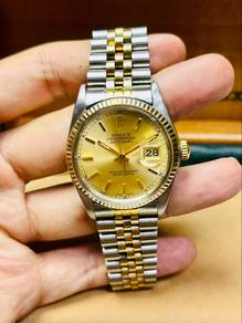 ROLEX Datejust 16013 “Champagne Gold Dial” 36mm