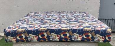 C047 Cadar 180 x 192 cm King Bed Sheet Cover Blue