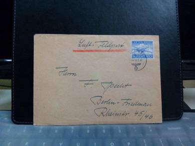 1942 Germany stamp on envelope, military