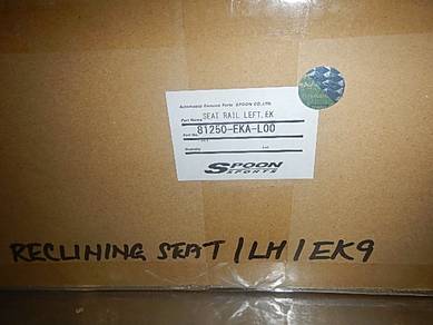 Spoon Reclining Bucket Seat Railing LH Ek9 Type R