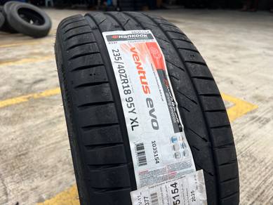 Tayar Baru 235 40 18 Hankook Ventus Evo K137 2025