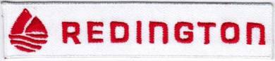 Redington Fishing WHITE Badge Iron On Patch