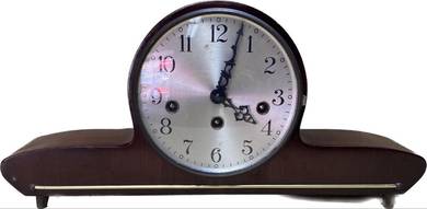 Vintage Mental Mechanical Table Clock