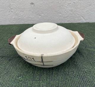 YB35K Periuk Tanah Liat 22cm Double Handle Claypot