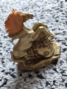 Auspicious Prosperity Risis Horse Figurines.