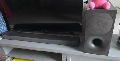 sound bar with woofer