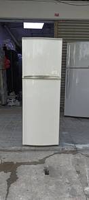 Sharp 2 doors fridge refrigerator peti ais