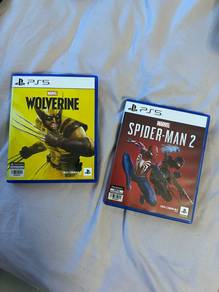 PS5 Game Disc wolverine & Spiderman 2