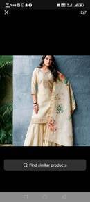 baju baru 3in1 white plus Gold colour 