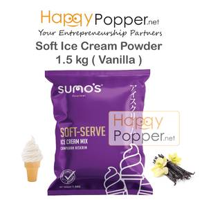 Soft ice cream powder vanilla halal jakim 1.5kg