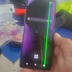 xperia 5 iii green line