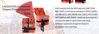 Lalizas adv life saving jacket solas 72214 whistle